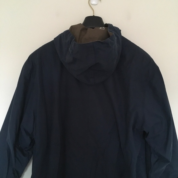 NWT Towne by London Fog Navy Blue Trench Coat, Coat Removable Liner Womens Sz L - Picture 12 of 16